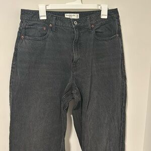Abercrombie and Fitch Black The Loose High Rise Jeans Size 31/12